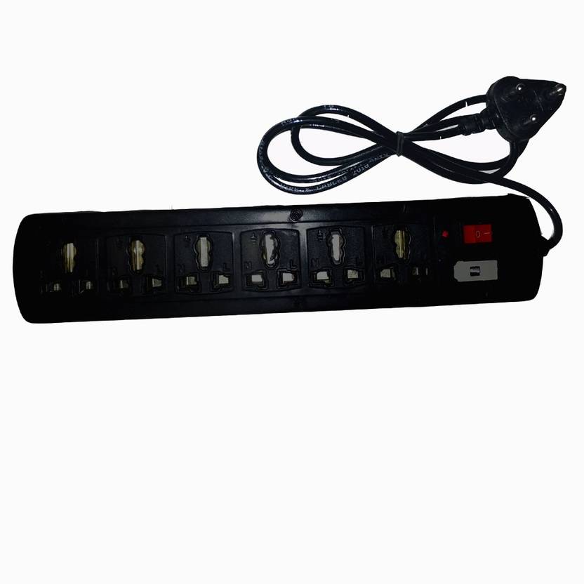 UNIQUE 6+1 ELECTRIC BOARD EXTENSION CORD POWER STRIP 6 Socket Extension