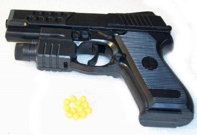 DMTE Target Practice Air Sports M2068 Laser Gun with 6 mm Bullets Guns