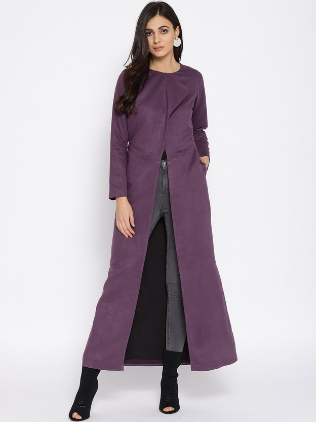 ATHENA Cotton Blend Solid Coat - Buy 