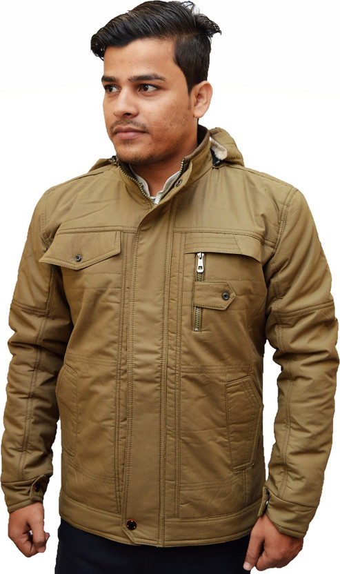 HOT TOUCH Full Sleeve Solid Men Jacket 