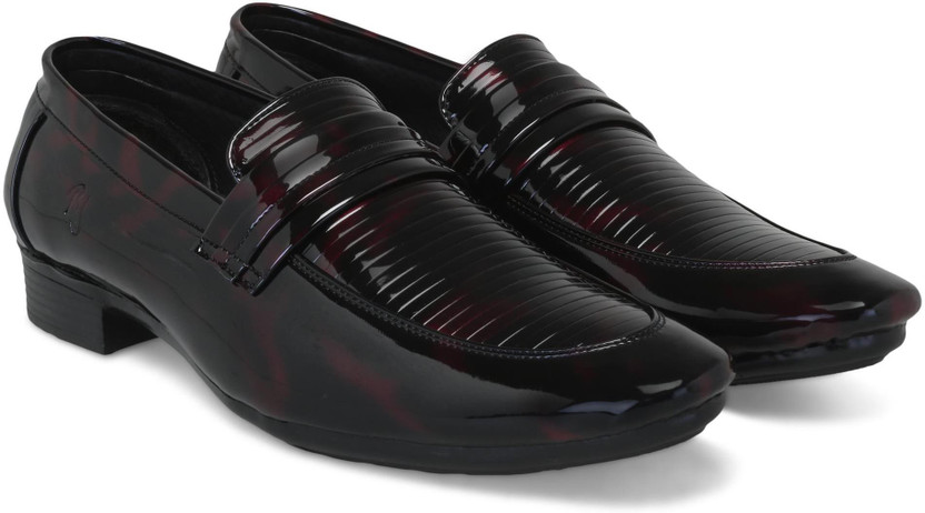 JUNIOR Wine Color Patent formal shoes 