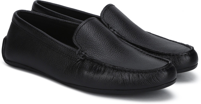 CLARKS Reazor Edge Black Leather 
