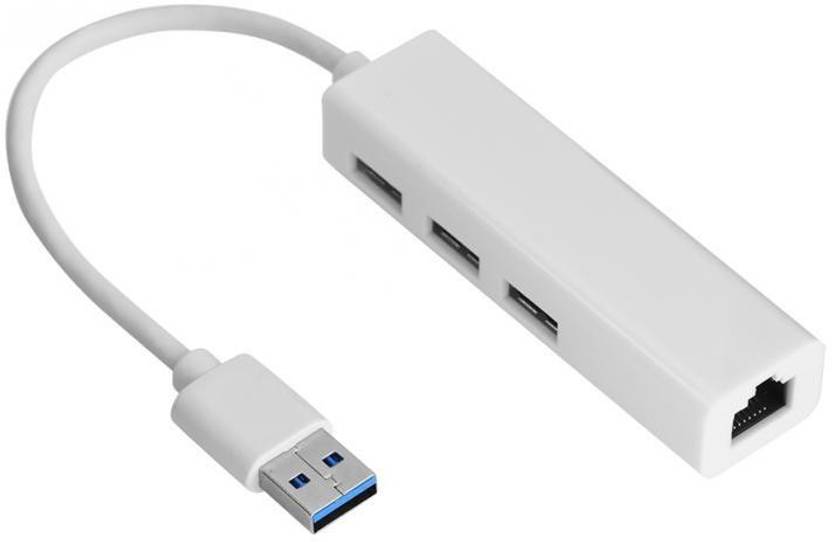 Tobo USB 3.0 To USB/LAN Adapter 3 Ports USB 3.0 HUB Network Card USB to ...