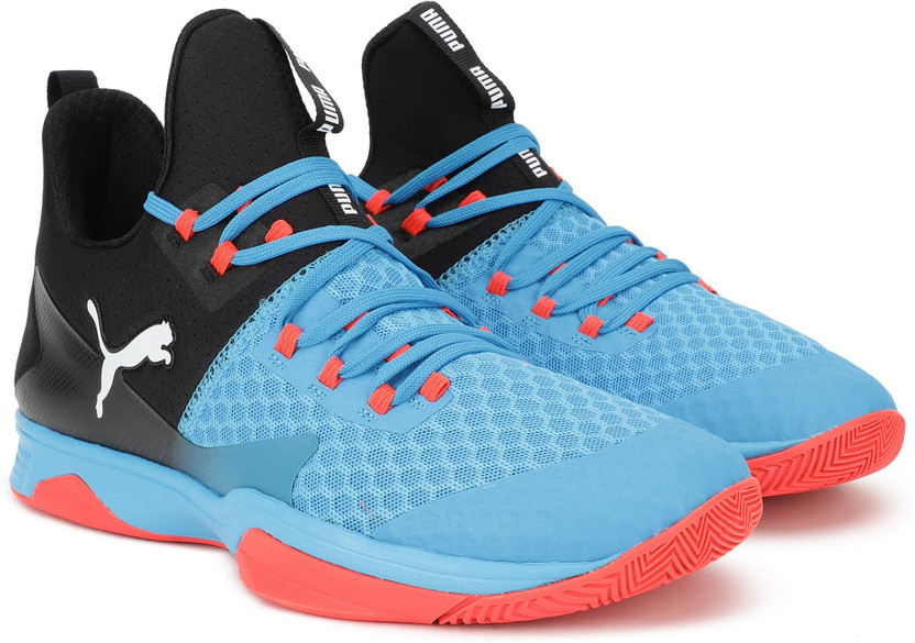 PUMA Rise XT 3 Bleu AzurRed Blast Basketball Shoe For Men - Buy PUMA Rise  XT 3 Bleu AzurRed Blast Basketball Shoe For Men Online at Best Price - Shop  Online for