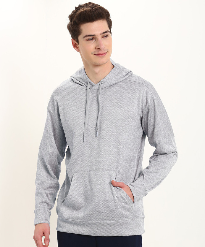 Full Sleeve Self Design Men Sweatshirt 