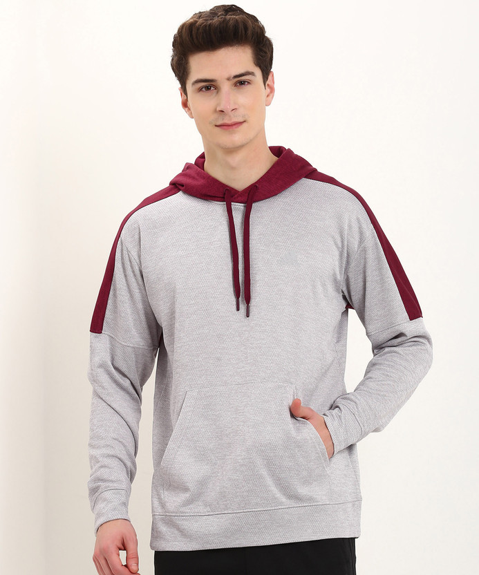 Full Sleeve Self Design Men Sweatshirt 