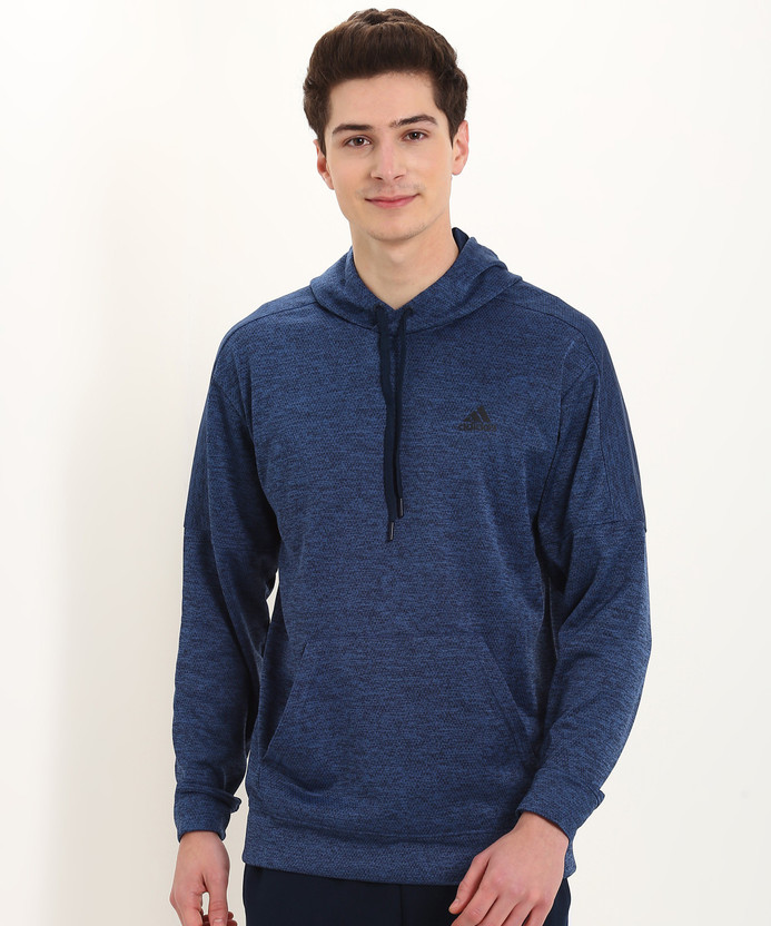 Full Sleeve Self Design Men Sweatshirt 