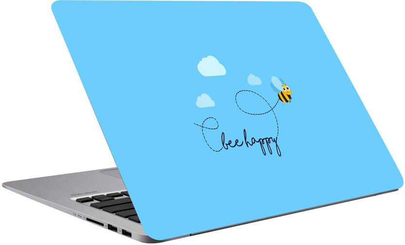 Richerbrand Bee Happy Designer laptop stickerLaptop Protector Vinyl