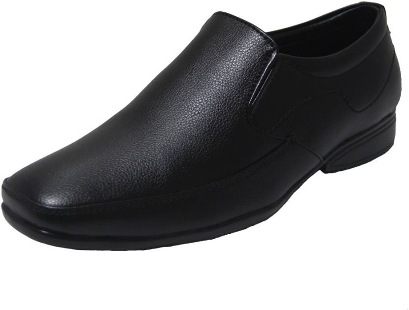 SEVN Black Plain Direct Formal Leather Shoes Men 9 Slip On For Men - Buy  SEVN Black Plain Direct Formal Leather Shoes Men 9 Slip On For Men Online  at Best Price -