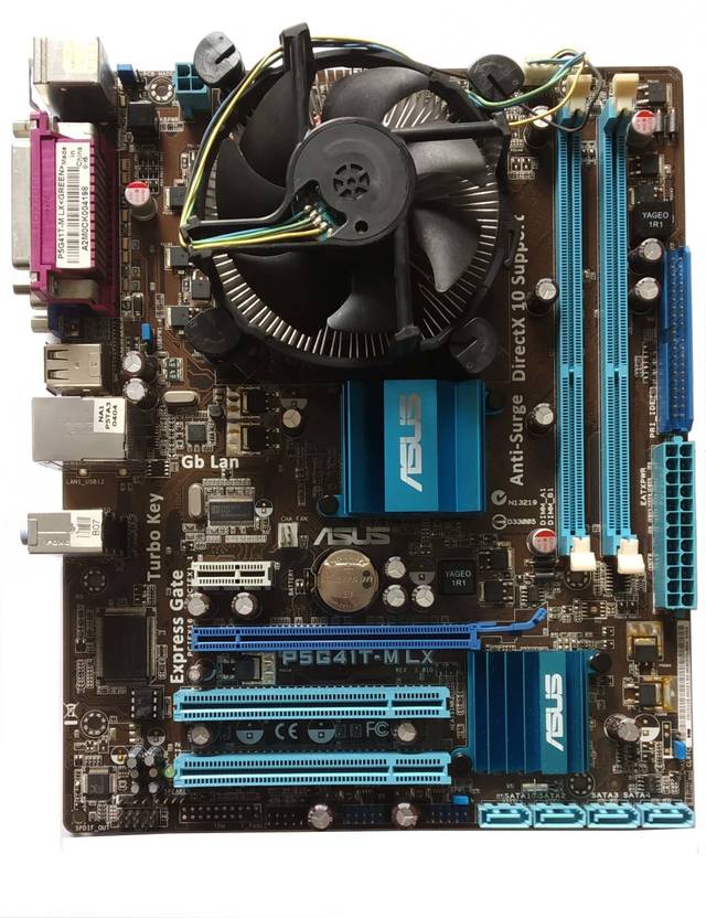 ASUS G41 DDR3 Motherboard + Processor Core 2 Quad Q9650 + 2GB Ram