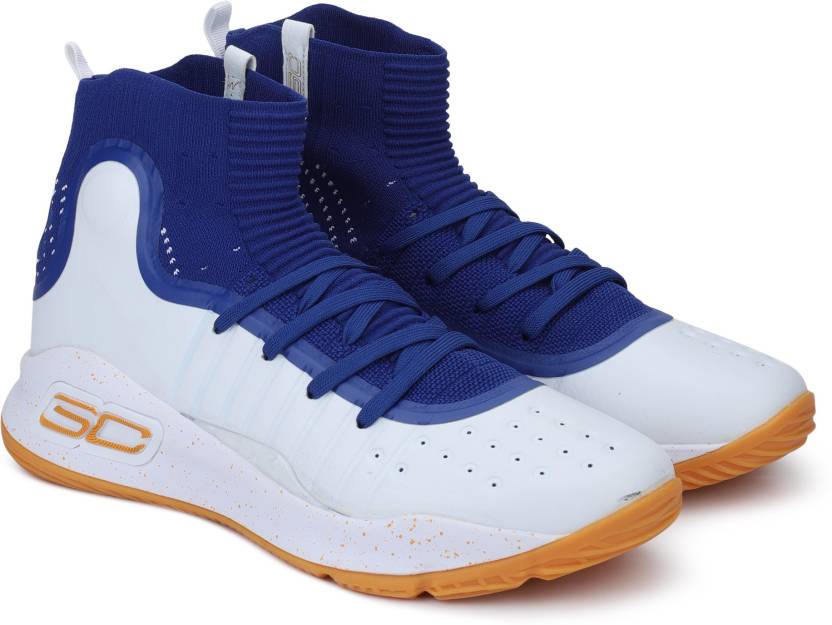 UNDER ARMOUR SC 30 Top Gun Basketball Shoes For Men - Buy Navy/White Color  UNDER ARMOUR SC 30 Top Gun Basketball Shoes For Men Online at Best Price -  Shop Online for