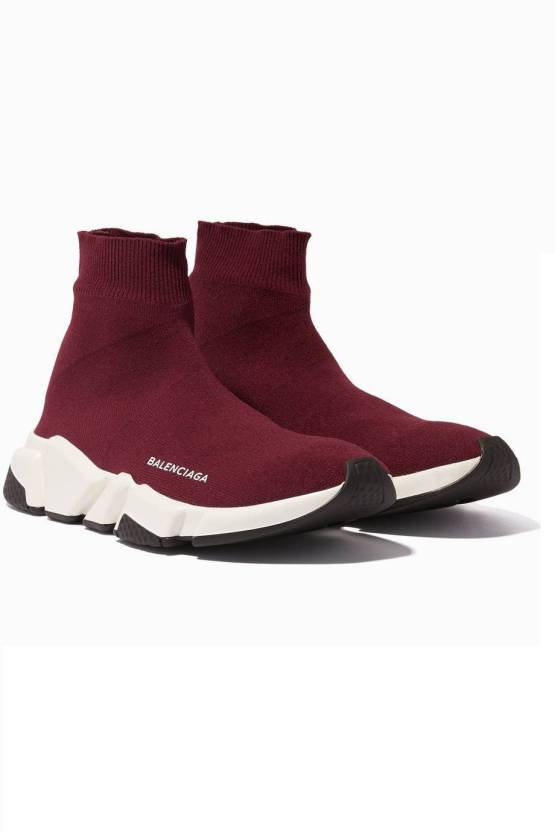 BALENCIAGA Speed Stretch-knit Mid 477289w05g01004 Unisex Basketball Shoes  For Men - Buy BALENCIAGA Speed Stretch-knit Mid 477289w05g01004 Unisex  Basketball Shoes For Men Online at Best Price - Shop Online for Footwears in