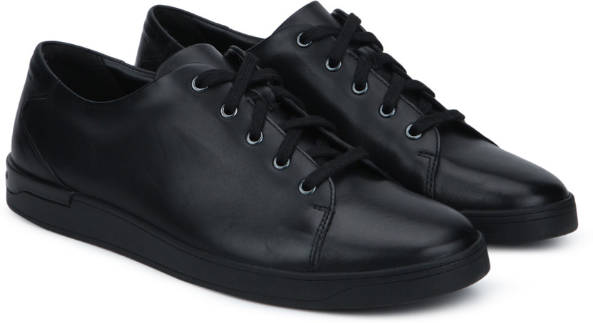 stanway lace black leather