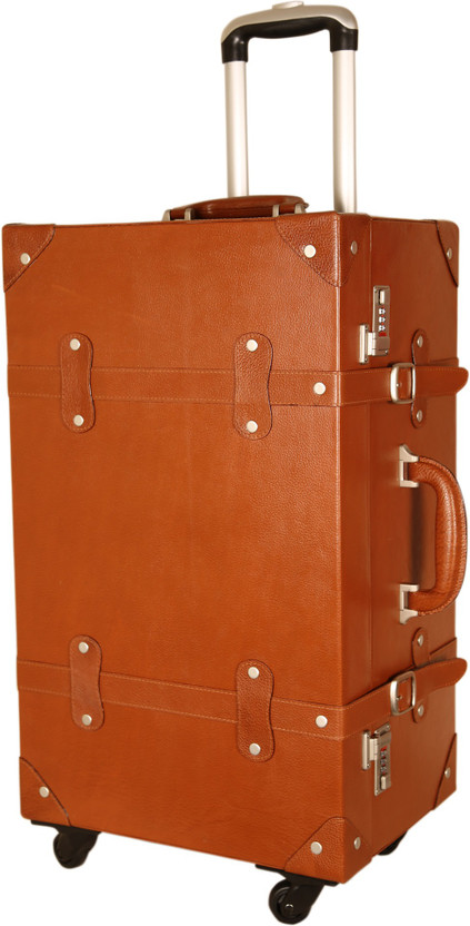 Small vintage leather suitcase Clearance