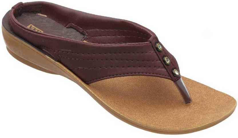VKC pride Women Brown Wedges - Buy VKC 