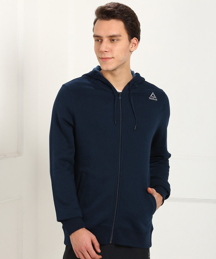 REEBOK Full Sleeve Solid Men Sweatshirt 