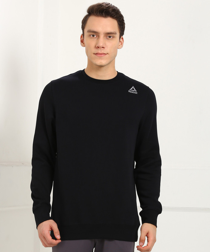 REEBOK Full Sleeve Solid Men Sweatshirt 