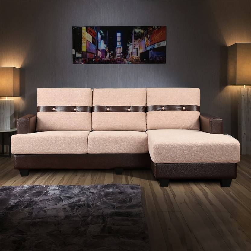 Hometown Bernie Lounger Fabric 4 Seater Sofa Price in India Buy