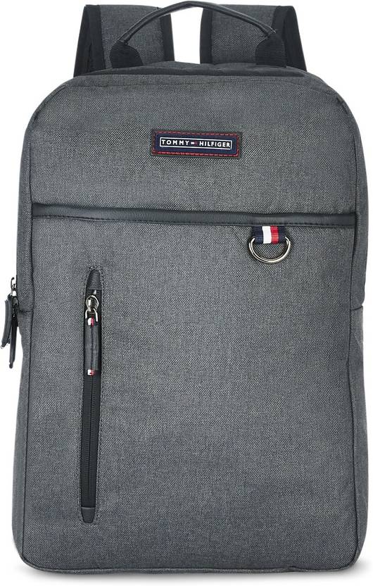 TOMMY HILFIGER 20.25 L Laptop Backpack TH CITY SERIES  (Grey)
