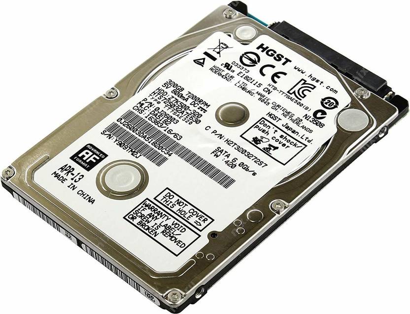 Hgst Sata 320 Gb Laptop Internal Hard Disk Drive Sata Hgst