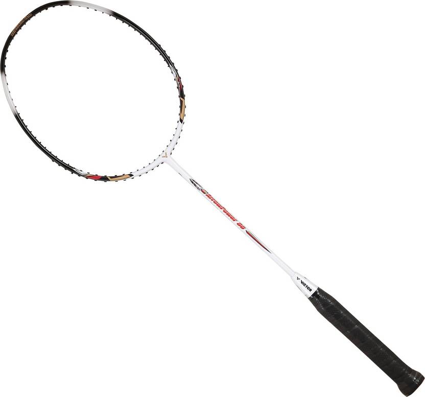 VICTOR Arrow Power 80 Unstrung Badminton racket tension upto 30lbs (3U) White Strung Badminton