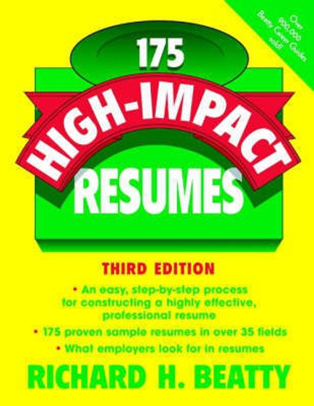 175 High-impact Resumes(English, Paperback, Beatty Richard H.)