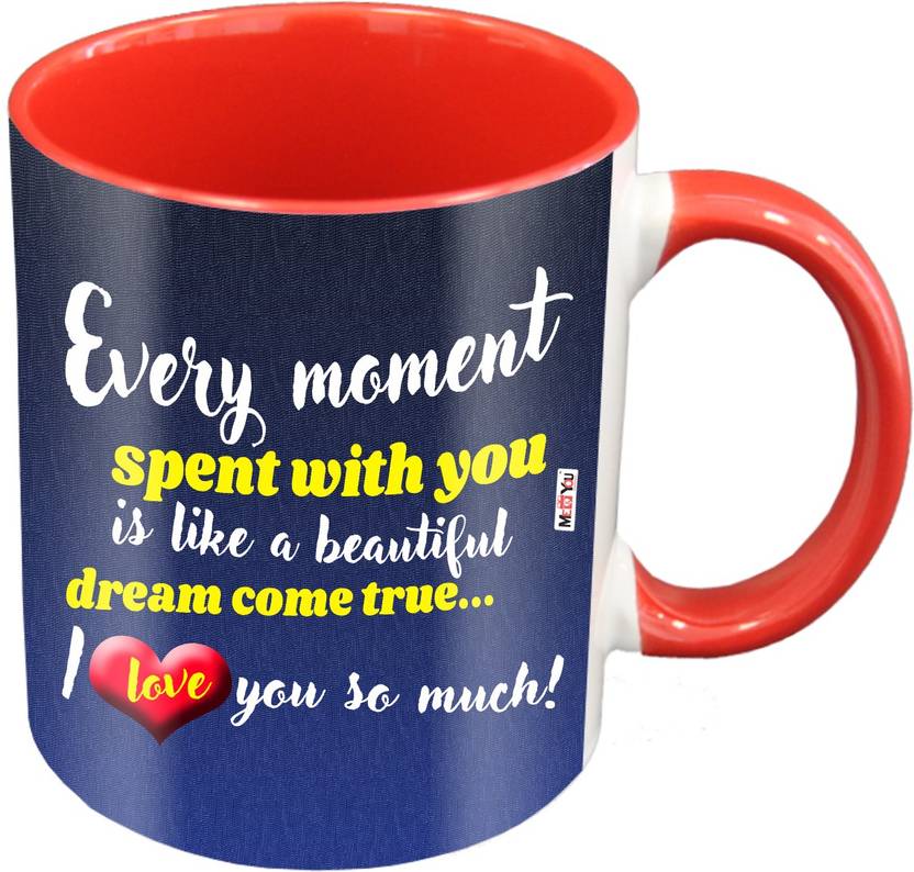 ME&amp;YOU Romantic Gifts, Surprise Printed Ceramic Colored for Husband