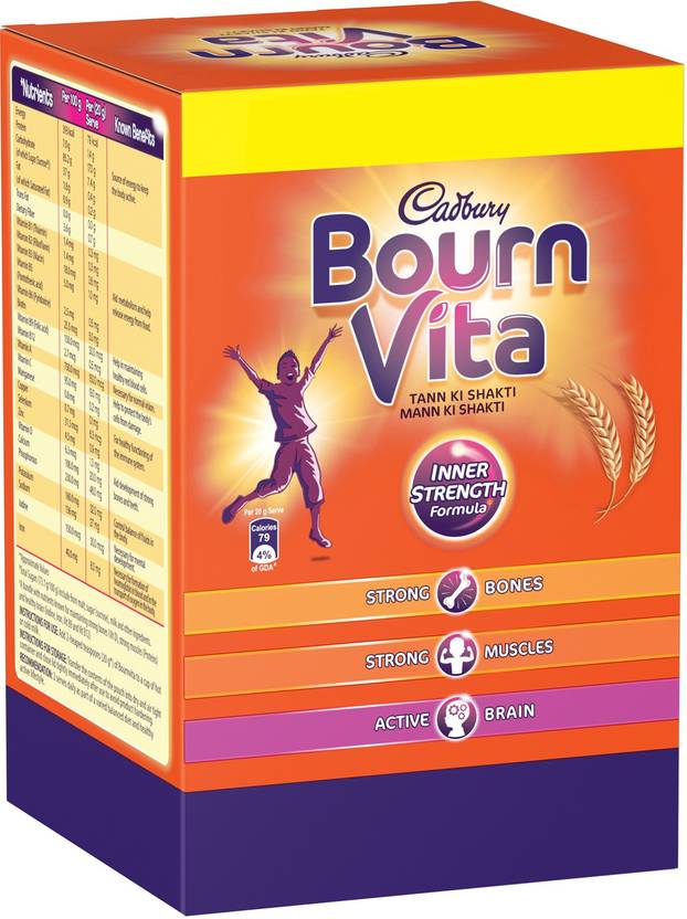 Cadbury Bournvita Inner Strength Formula Nutrition Drink  (2 kg, Chocolate Flavored)