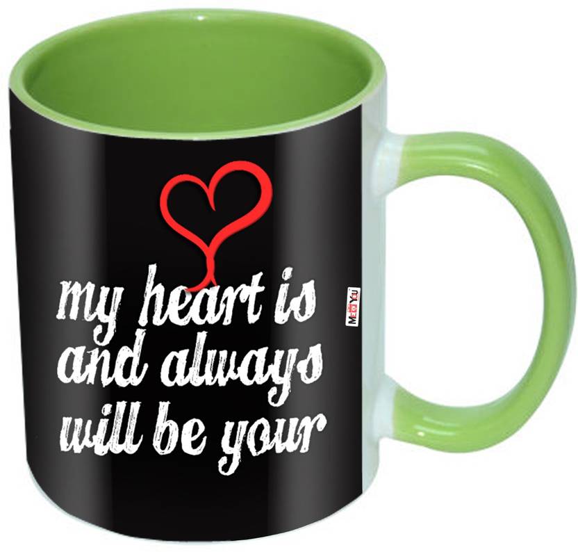 ME&amp;YOU Romantic Gifts, Surprise Printed Ceramic Colored for Husband