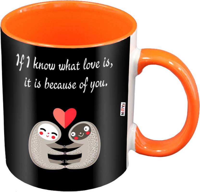 ME&amp;YOU Romantic Gifts, Surprise Printed Ceramic Colored for Husband