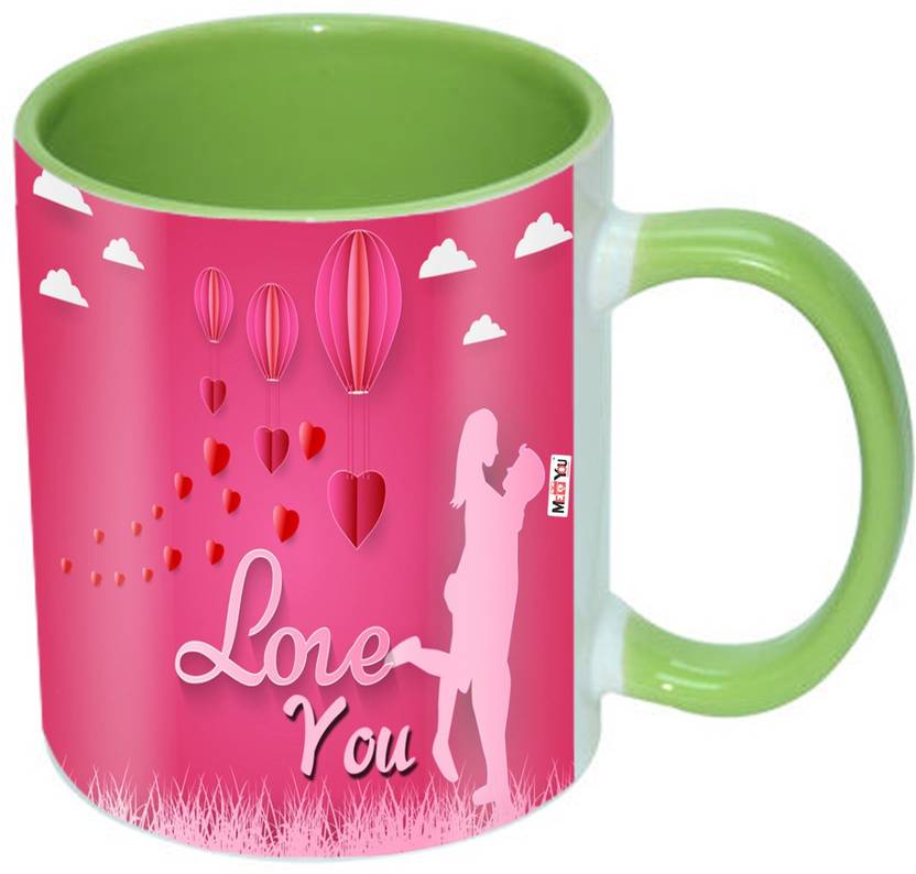 ME&amp;YOU Romantic Gifts, Surprise Printed Ceramic Colored for Husband