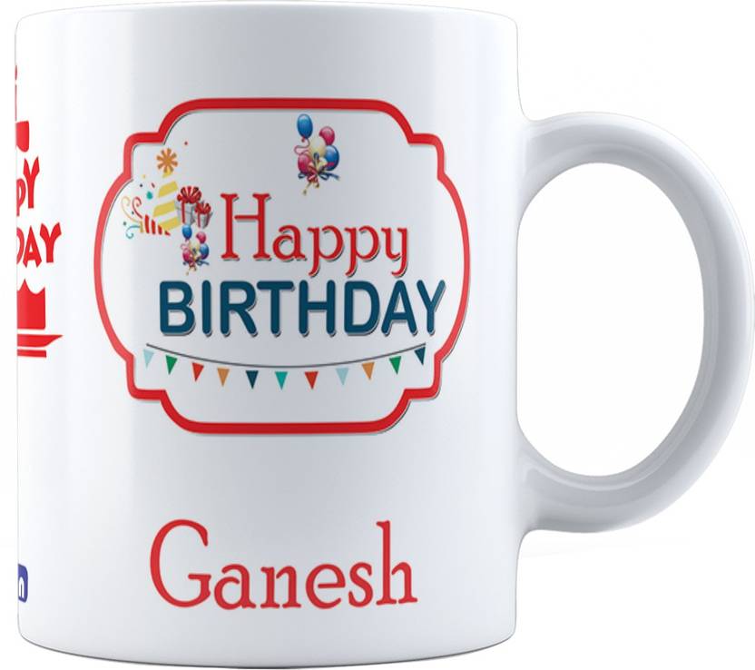 simran Happy Birthday Ganesh & Tea Gift for Girlfriend