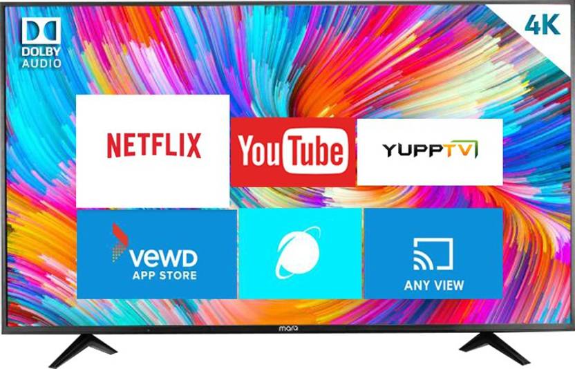 MarQ By Flipkart 140 cm (55 inch) Ultra HD (4K) LED Smart TV Online at
