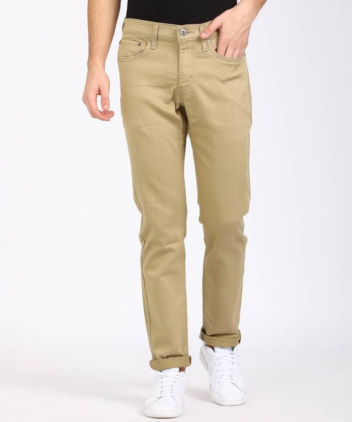 DENIZEN by Levi's Tapered Fit Men Beige Jeans - Buy DENIZEN by Levi's  Tapered Fit Men Beige Jeans Online at Best Prices in India 