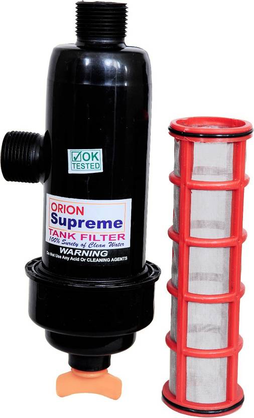 orion supreme Water Tank Filter Ltype Inlet 1 inch Solid Filter