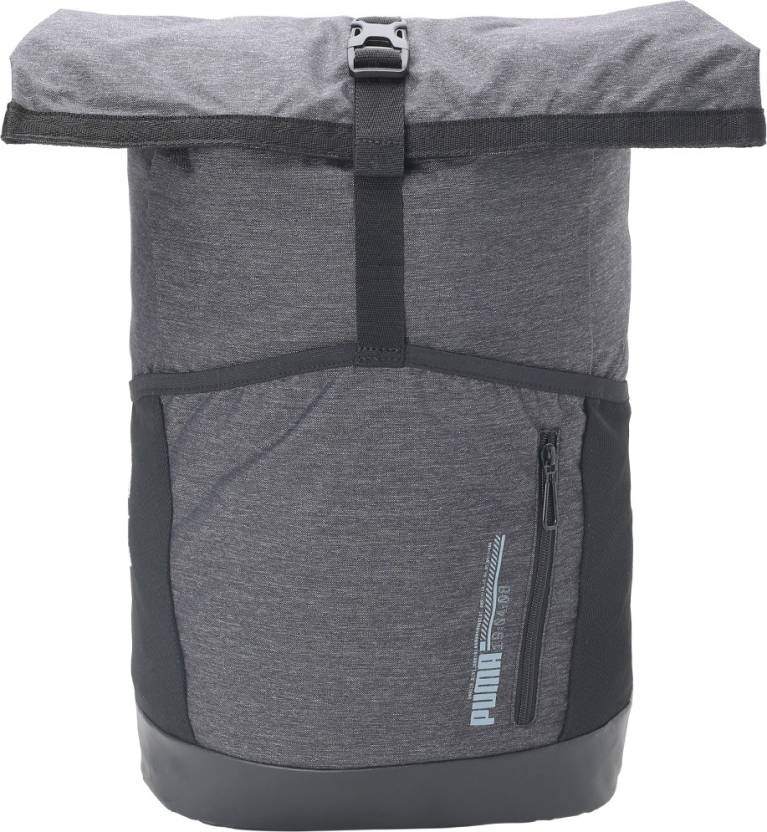 PUMA Energy rolltop Backpack 18 L Laptop Backpack Medium Gray Heather ...