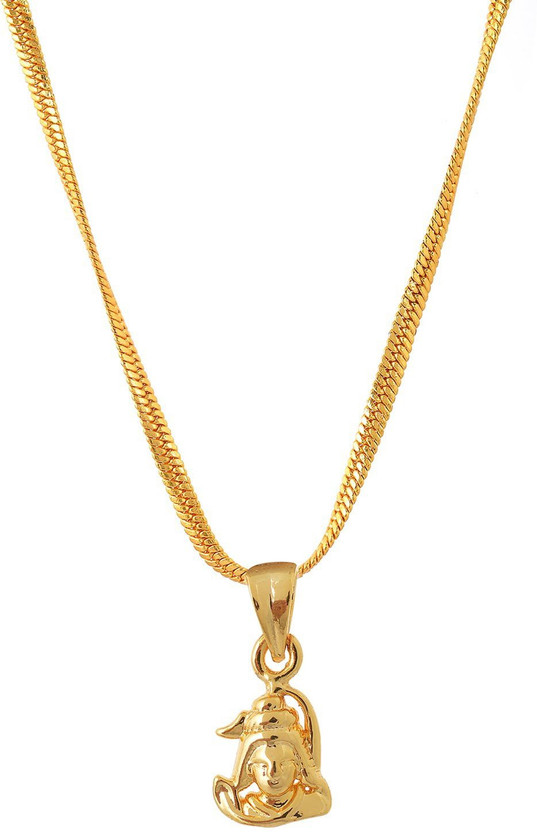 Lord shiva pendant gold deals