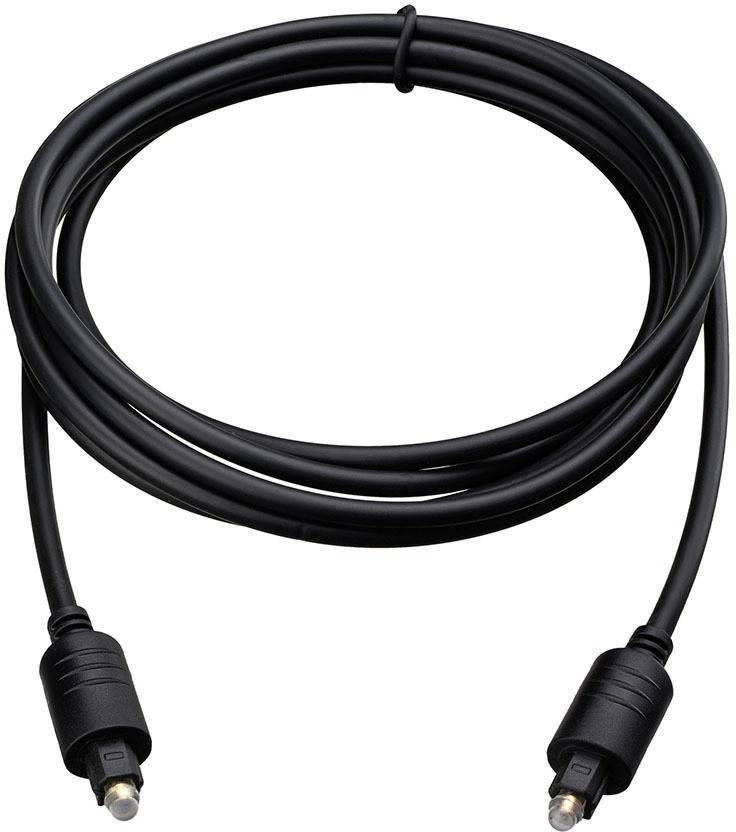 Smacc  TV-out Cable Digital Optical Audio Cable Toslink SPDIF Coaxial Cable for Amplifiers Blu-ray Player Xbox 360 Soundbar Fiber Cable (1m)(Black, For TV, 1 m)