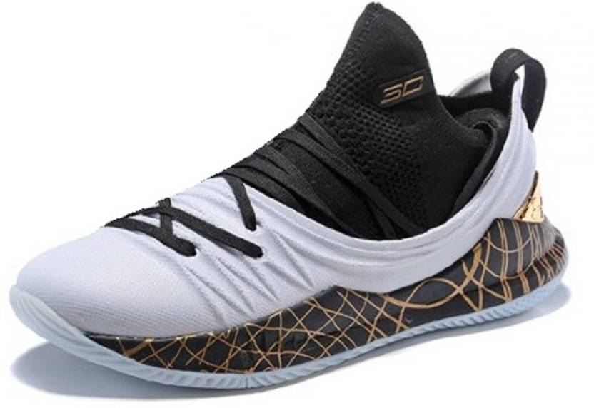 UnderArmour UA Curry 5 White Basketball Shoes For Men - Buy UnderArmour UA Curry  5 White Basketball Shoes For Men Online at Best Price - Shop Online for  Footwears in India 