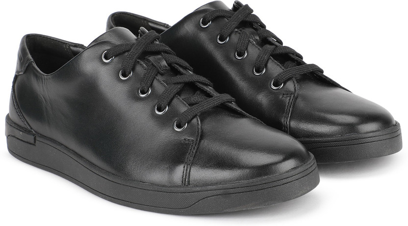 stanway lace black leather