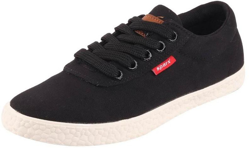Sparx Stylish Lace Up Canvas Shoes For 