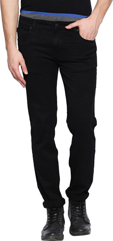 D'cot Tapered Fit Men Black Jeans - Buy 