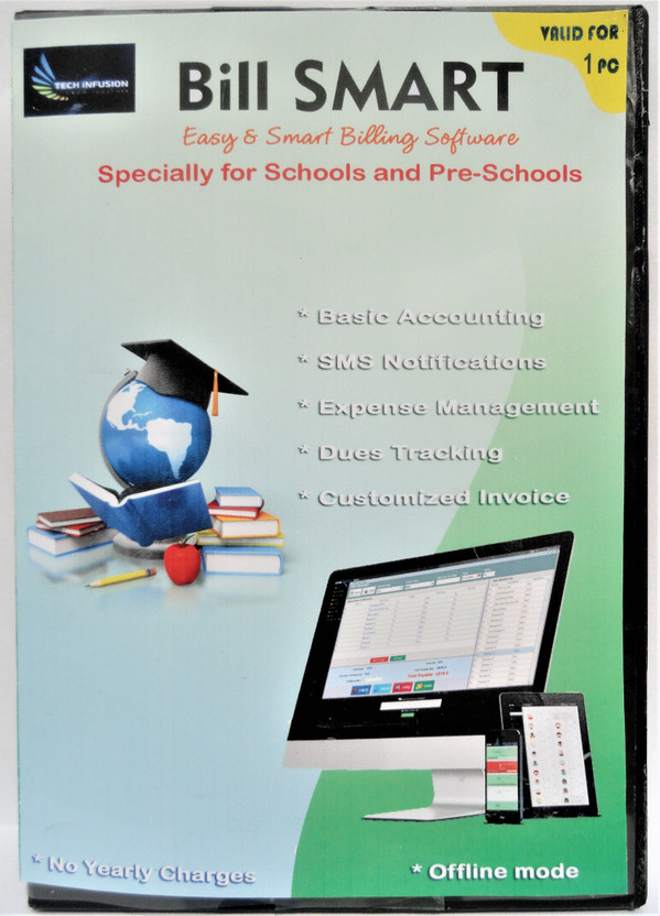 Bill Smart Billing Invoicing Software For School & Pre-School(10 Year)
