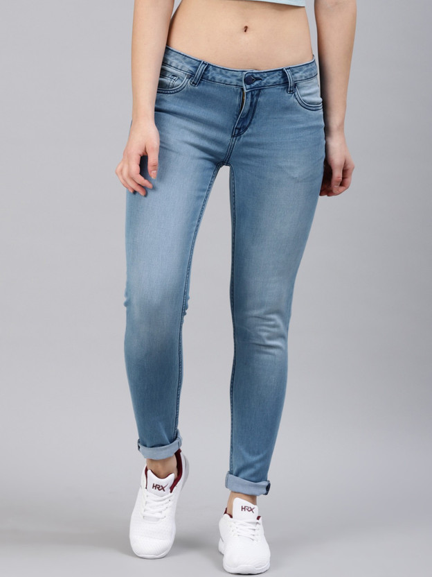 Hrithik Roshan Regular Women Blue Jeans 