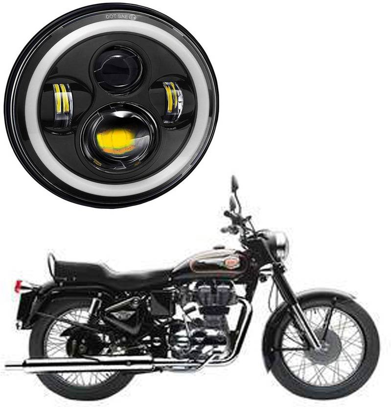RWT LED Headlight for Royal Enfield Bullet 350 Price in India Buy RWT LED Headlight for Royal