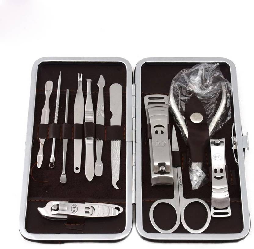 GLOWISH 12 IN 1 PROFESSIONAL KIT FOR NAIL ART TOOL SET 12PCS/MANICURE