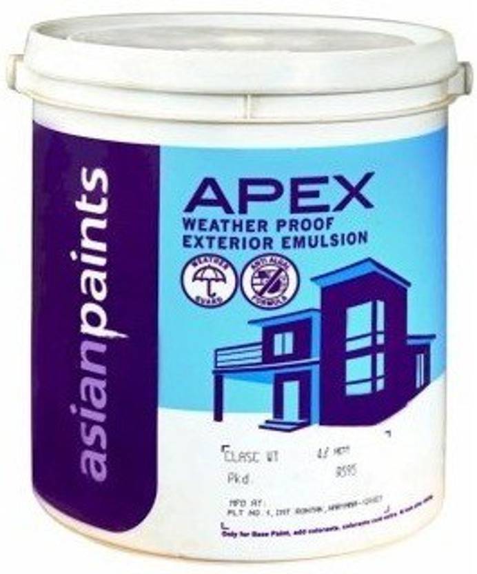 ASIANPAINTS Asian Paint Apex Paint in White Colour 1L WHITE Emulsion