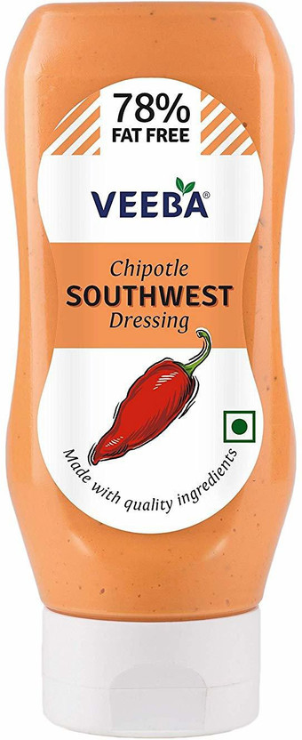VEEBA Chipotle Southwest Salad Dressing, Sauce(2 x 155 g)
