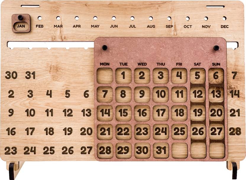 Galliard Wooden Perpetual Calendar Perpetual Table Calendar Price in