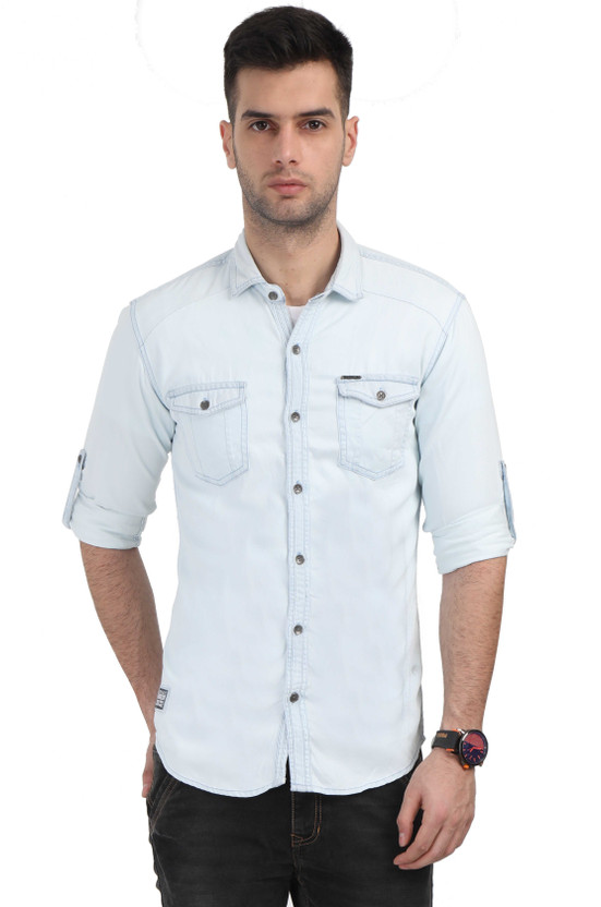 NORTH REPUBLIC Men Solid Casual Light